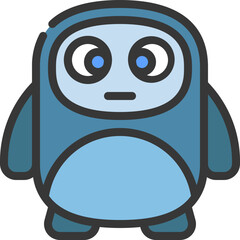 Soft Rectangle Monster Icon