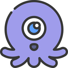 Squid Monster Icon