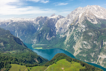 Schöne Erkundungstour entlang des Berchtesgadener Voralpenlandes - Jenner - Bayern - Deutschland