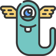 Flying Slug Monster Icon