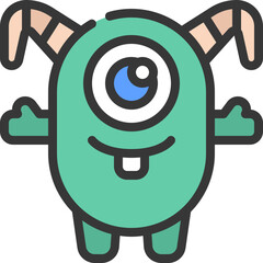 Bent Horns Monster Icon