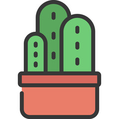 Triple Cactus Icon