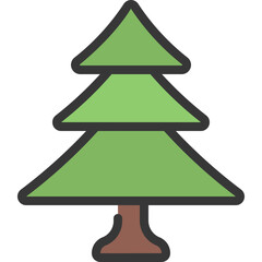 Triangle Shaped Tree Icon