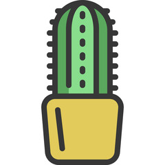 Single Stem Cactus Icon