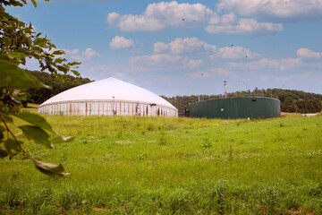 a biogas plant in Germany