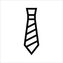 Tie icon in trendy flat style isolated on white background, Tie symbol for your website design, logo, app, UI, Vector illustration, EPS10.