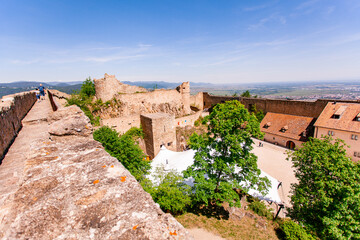 Hohlandsbourg, castle, Wintzenheim, Medieval, Fortified castle, 1279, Fortress, France