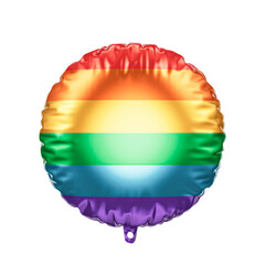 3d rendering of balloon with lgbtqia+ pride flag colors © Vitor