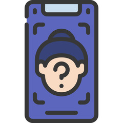 Face Not Recognised Icon
