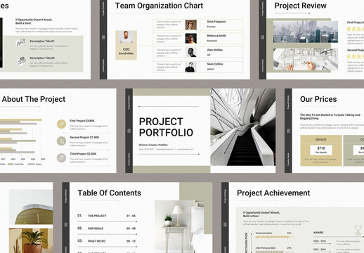 Project Achievement Portfolio Presentation