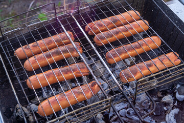 grilled sausages