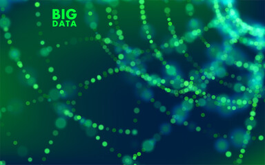 Abstract data transmission visualization