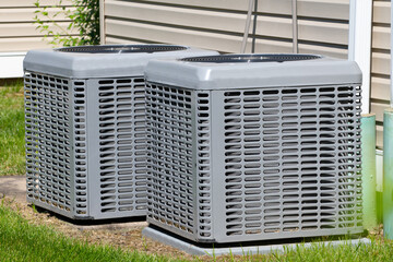 Outdoor air conditioning and heat pump units