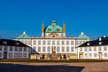 Fototapeta na wymiar Fredensborg Palace in Denmark. Danish Royal Family's spring and autumn residence