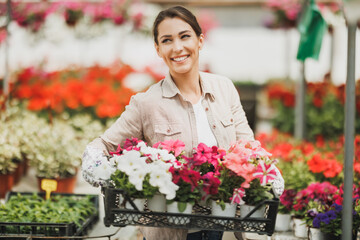 Fototapeta premium Smiling Young Gardener