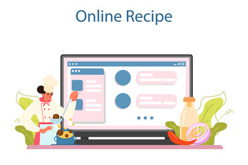 Falafel online service or platform. Traditional dish of Jewish cuisine