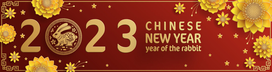 Happy chinese new year 2023 year of the rabbit