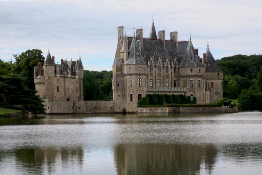 Castle of la Bretesche in Missillac, France