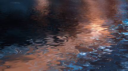 Abstract background neon of acrylic oil paints. Liquid waves of blue paint neon. Abstract wave patterns. Fluid Liquid Art. 3D illustration.