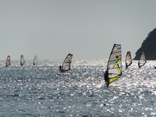 Naklejka premium ウインドサーフィン ｉｎ 湘南２