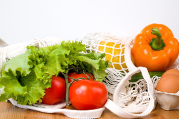 eco-friendly containers for food . Zero waste. Sustainable shopping.Paper cup