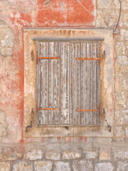 Old facades in Sinj, Croatia