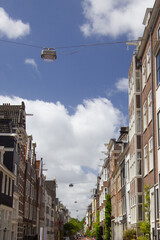 Traditional houses in the city of Amsterdam
