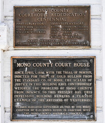 County Courthouse of Mono County seat located in Bridgeport California.