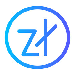 Flat Gradien gradient icon