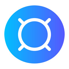 Fototapeta premium Flat Gradien gradient icon