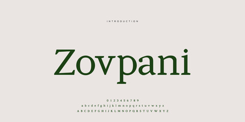 Royal, an elegant alphabet font and number. Premium uppercase fashion Design typography. vector illustration