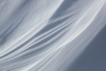 Obraz premium 雪の風紋