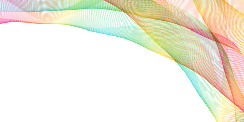 シルク　カラフル　波　背景