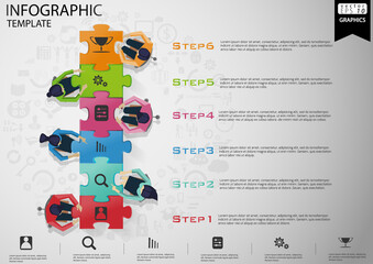 Illustration business.design modern  idea and concept think creativity. for brainstorm,Social network,success,plan,think,search,analyze,communicate, futuristic idea innovation technology.