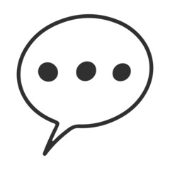 cloud with ellipsis waiting for continuation of conversation. Men and women chatting with dialog bubbles and gestures. Vector illustration for communication