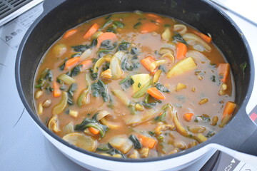 カレー作り