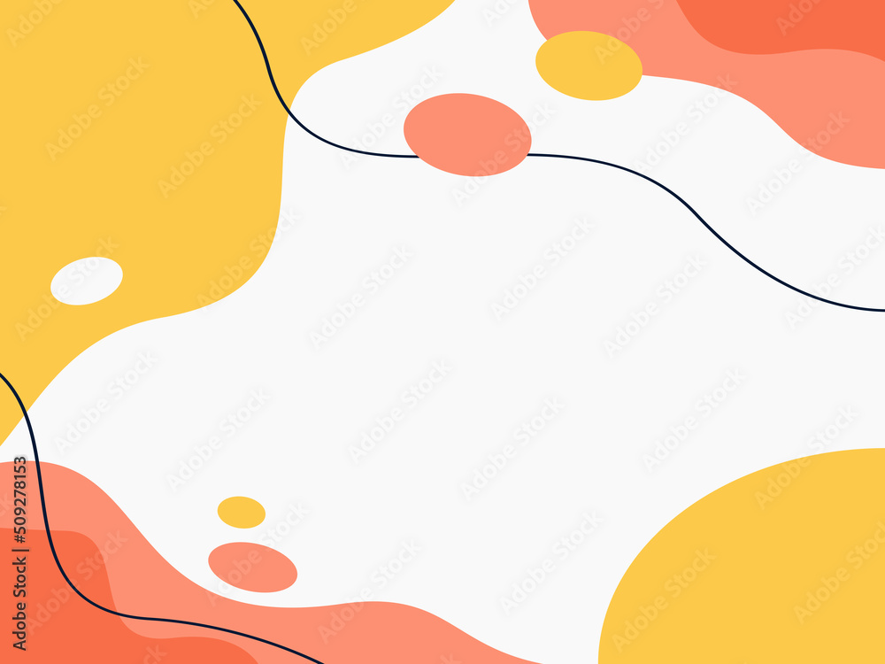 Wall mural abstract creative backgrounds in minimal trendy style with copy space for text.