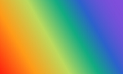 Diagonal rainbow color gradient background banner vector template. Happy LBGT people pride month symbol.