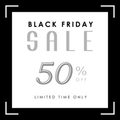 Black Friday sale banners for product promotion, shopping and sale.