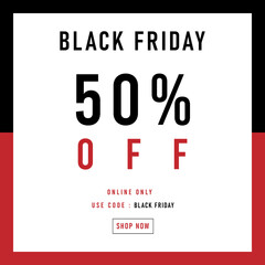 Black Friday sale banners for product promotion, shopping and sale.