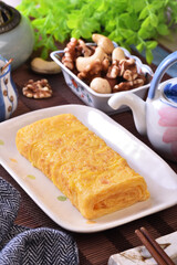Tamagoyaki, japanese traditional egg roll