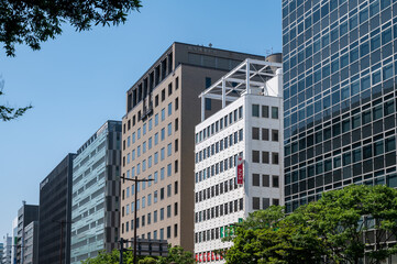 福岡市博多駅周辺の都市景観