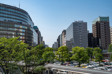 福岡市博多駅周辺の都市景観
