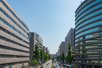 福岡市博多駅周辺の都市景観