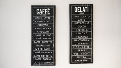 cafe menu design