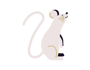ねずみのイラスト　子　干支