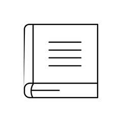 book vector for website symbol icon presentation