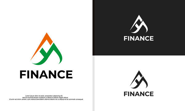 finance logo vector design illustration
