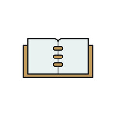 book vector for website symbol icon presentation