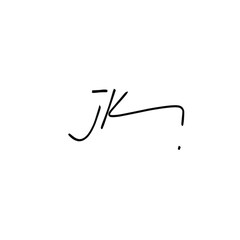 Logo vector of Jk initial handwriting